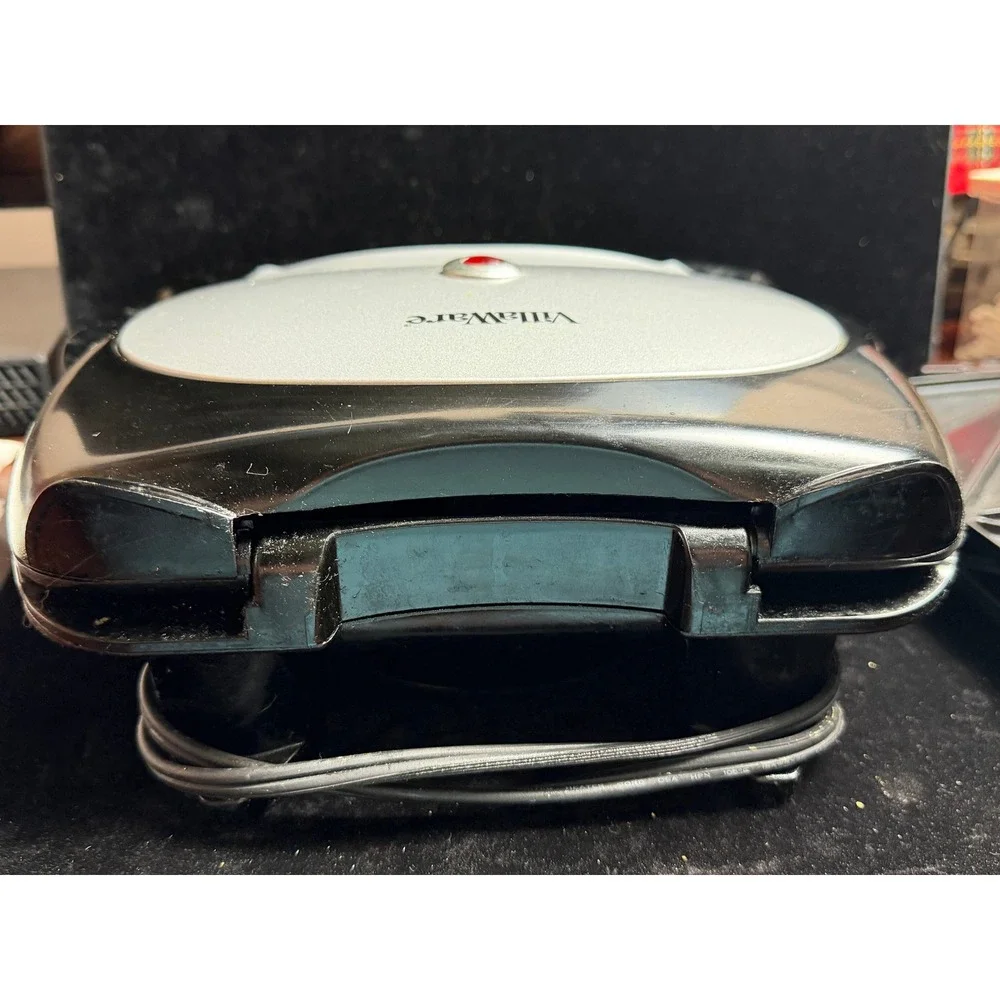 VillaWare Inter-Bake 3 Sandwich Pizzelle Maker: Interchangeable Plates, 700W